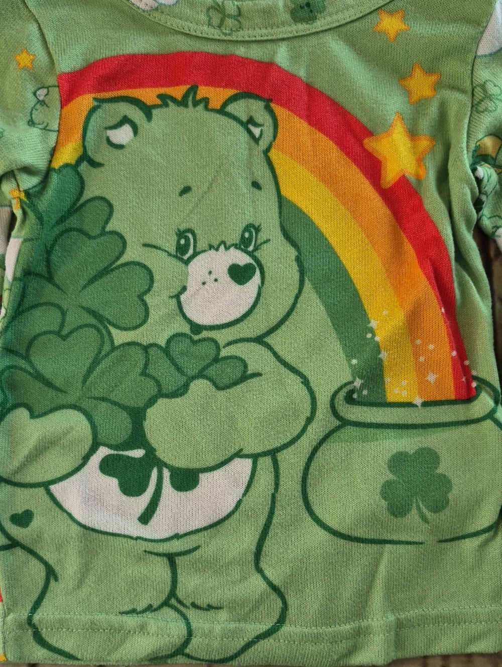 Care Bears Multicolored Pajama Top Size 2T